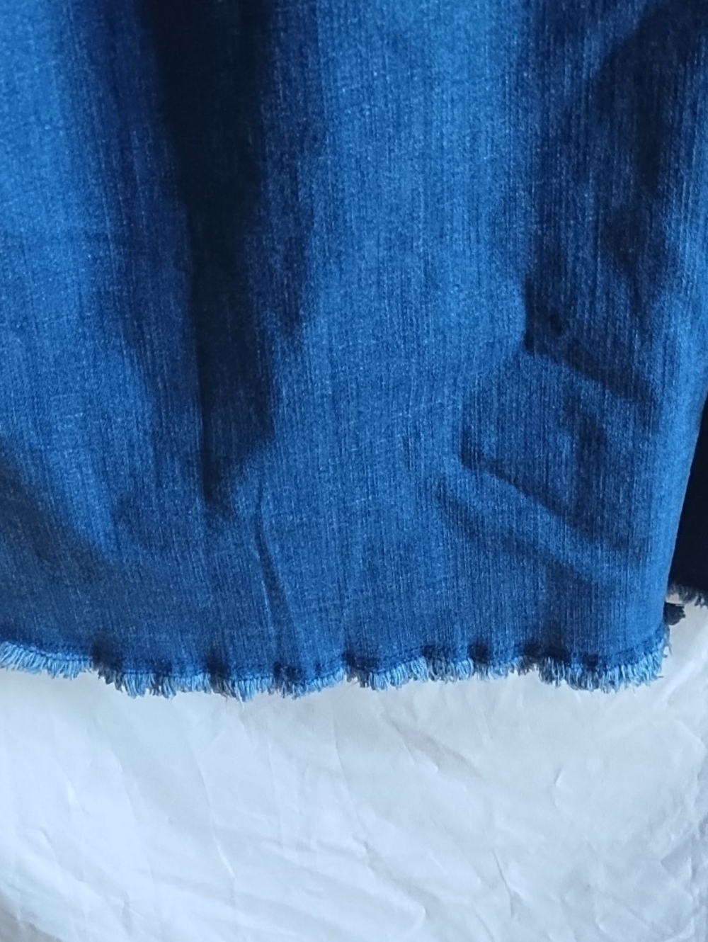 Denim Longline Button-Up Dress - Blue - Picture 6 of 9